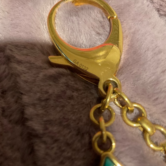 Louis Vuitton Resin Naïf Teal/Fushia Bag Charm - Picture 2 of 5